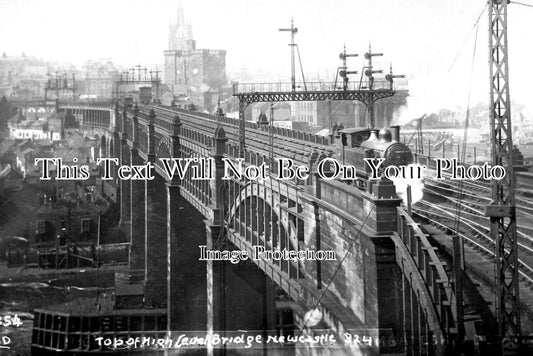 NO 1035 - Top Of High Level Bridge, Newcastle Upon Tyne