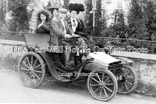 NO 1038 - Motor Car, Norham, Berwick, Northumberland c1908