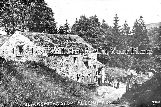 NO 1057 - Blacksmiths Shop, Allenheads, Hexham, Northumberland c1915