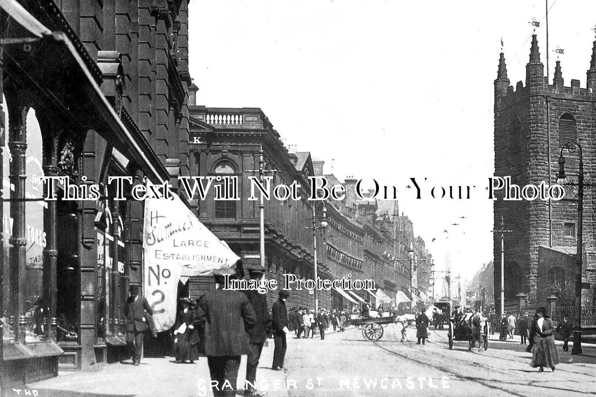 NO 1066 - Grainger Street, Newcastle Upon Tyne, Northumberland c1914