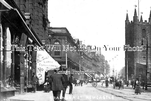 NO 1066 - Grainger Street, Newcastle Upon Tyne, Northumberland c1914