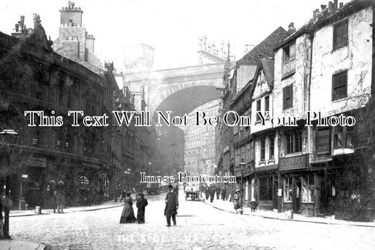 NO 1072 - Dean Street Viaduct & The Side, Newcastle Upon Tyne c1913