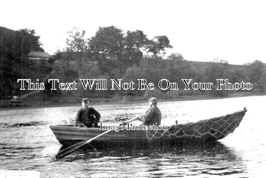 NO 1077 - Wark Postman In Rowing Boat, Northumberland