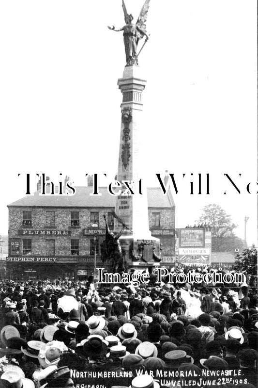 NO 1078 - Unveiling Northumberland War Memorial, Northumberland
