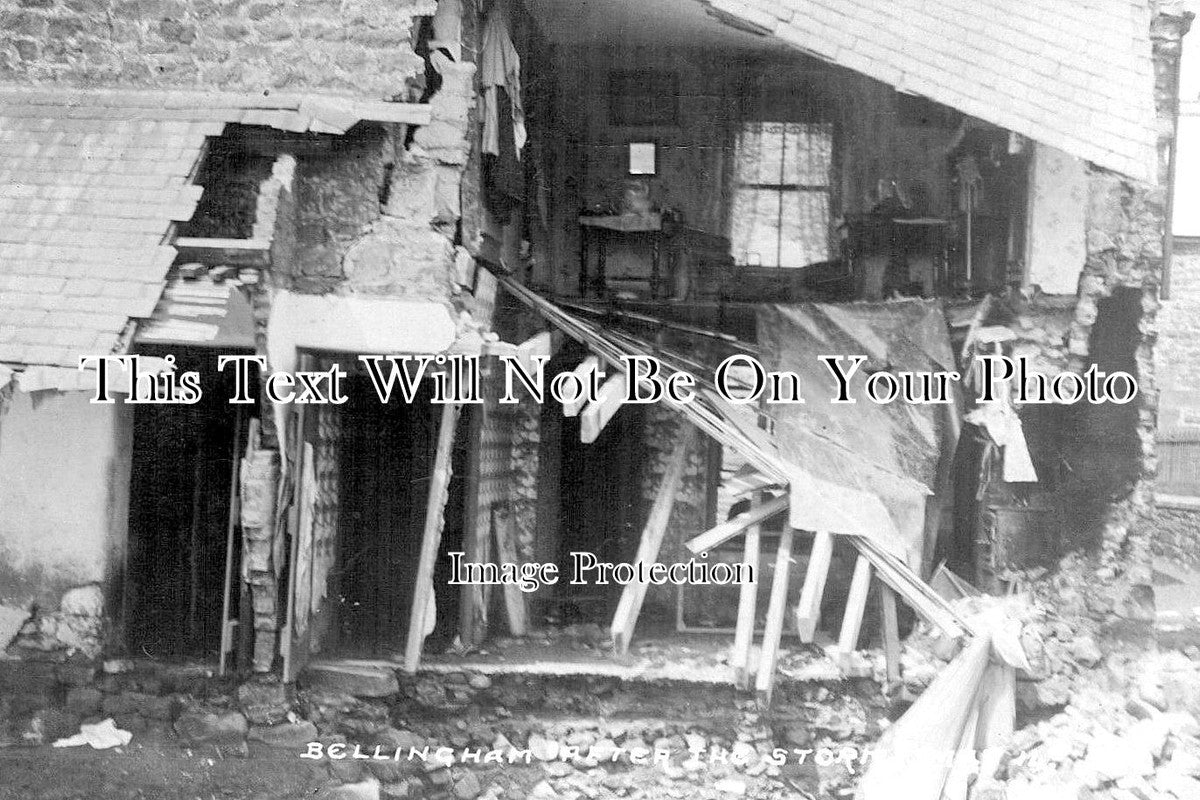 NO 1082 - Bellingham After The Storm, Northumberland 1914
