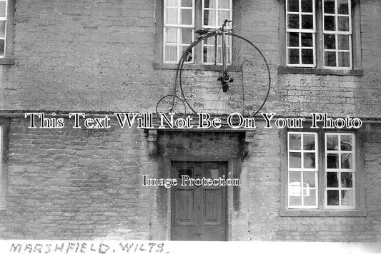 NO 1107 - Marshfield Penny Farthing Cycle Over Door, Northumberland