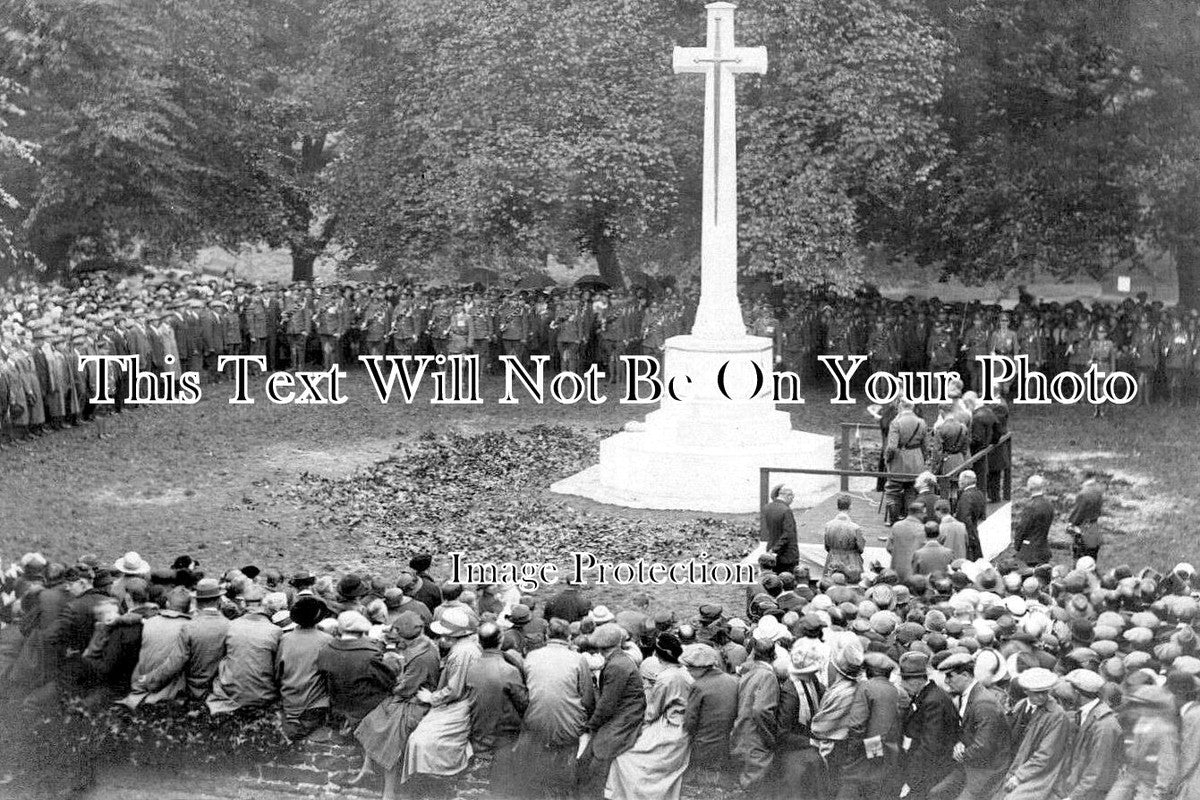 NO 1111 - Unveiling Hexham War Memorial, Northumberland