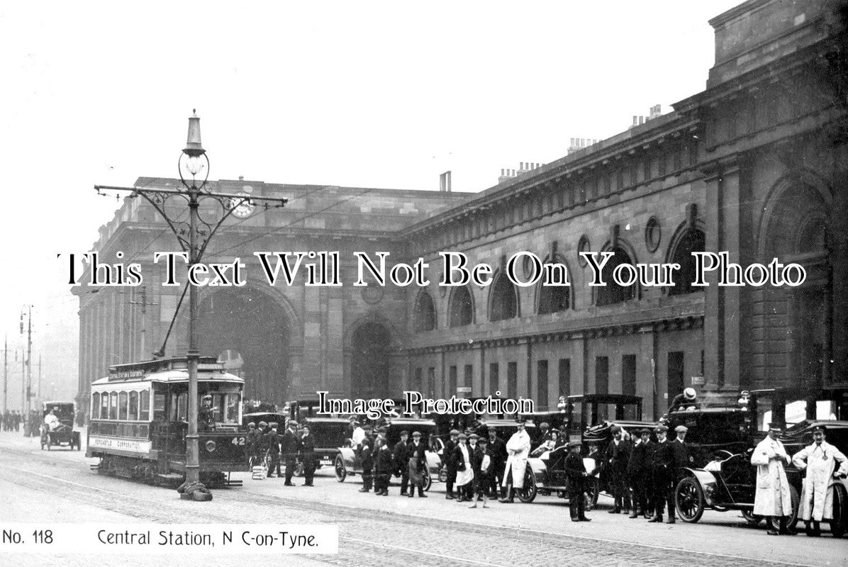 NO 1112 - The Central Station, Newcastle Upon Tyne c1909