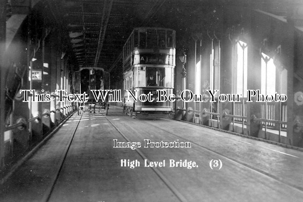 NO 112 - Tram On High Level Bridge, Newcastle, Northumberland – JB Archive