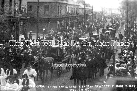 NO 1127 - The Bishops Funeral, Elswick Cemetery, Newcastle Upon Tyne 1907