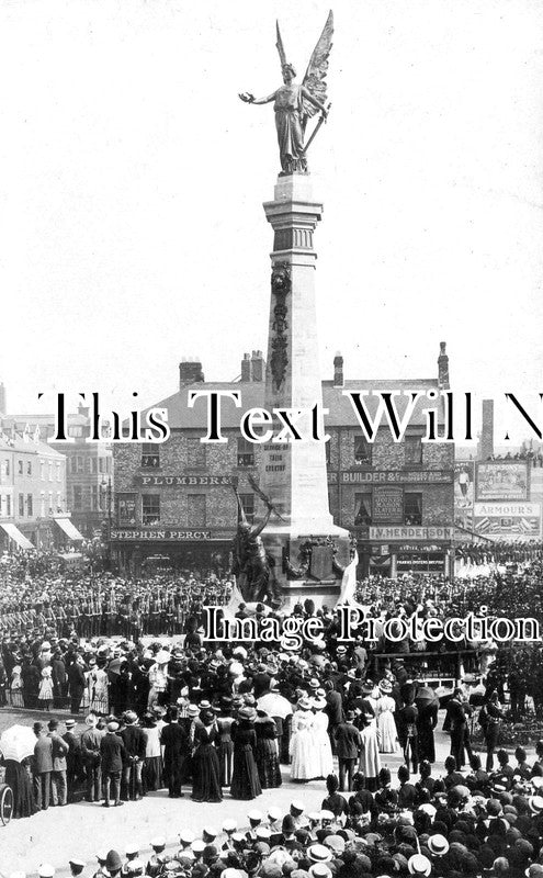 NO 1135 - Unveiling The Boer War Memorial, Newcastle Upon Tyne c1908