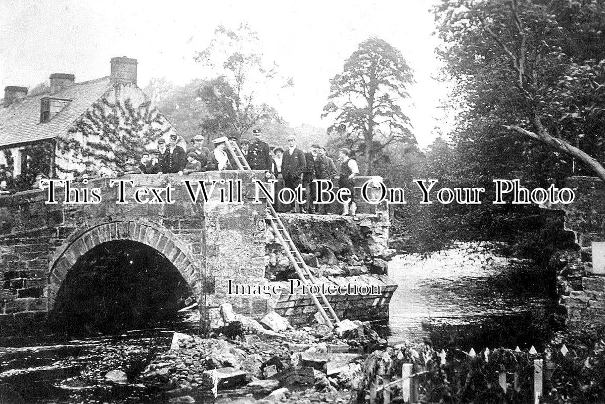 NO 1164 - Otterburn Bridge Collapse, Hexham, Northumberland c1907