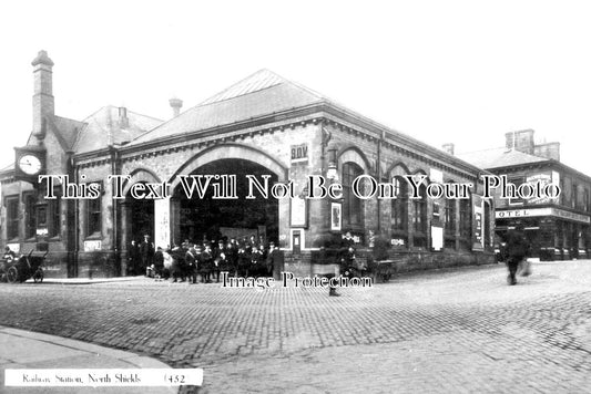 NO 1165 - North Shields Railway Station, Newcastle Upon Tyne c1912