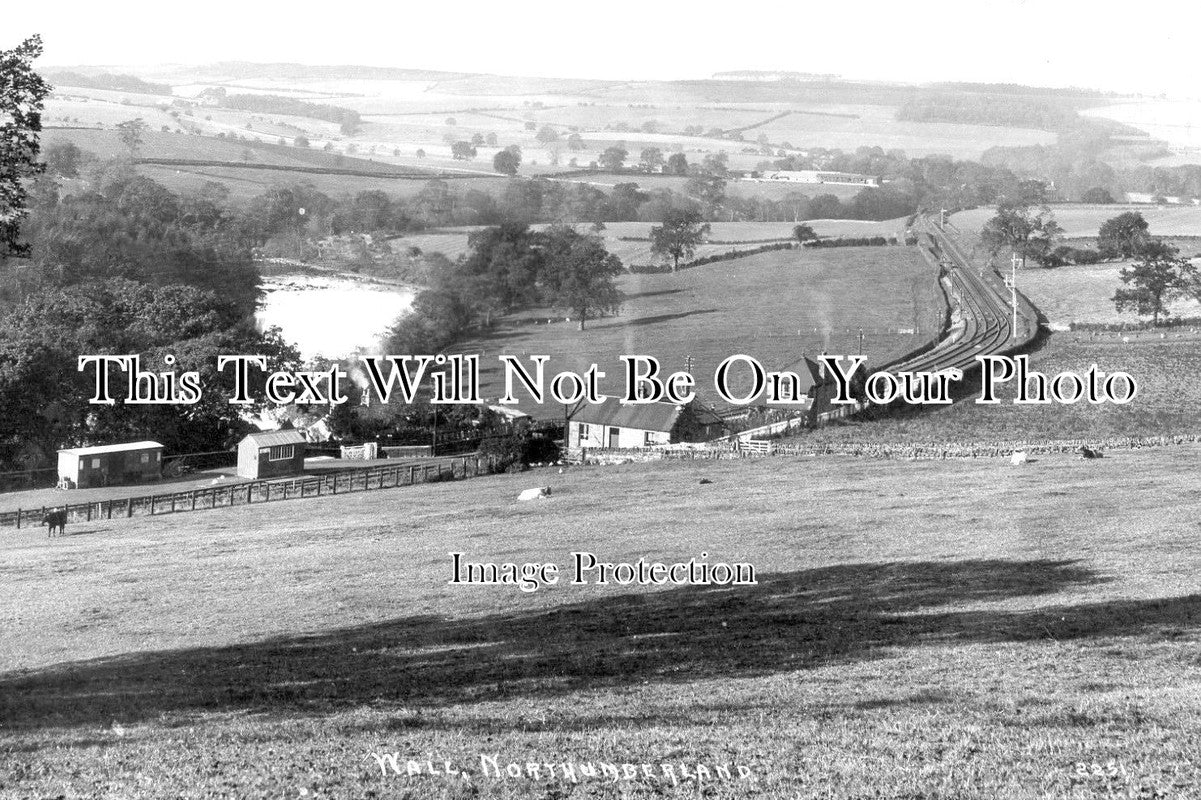 NO 1175 - Wall Railway Station, Hexham, Northumberland c1937