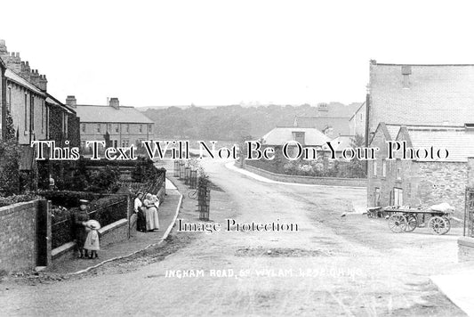 NO 1186 - Ingham Road, Wylam, Northumberland c1910