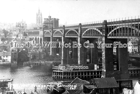 NO 1189 - High Level Bridge, Newcastle Upon Tyne From Gateshead