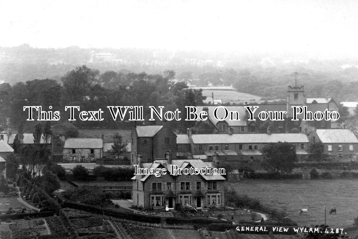 NO 1190 - General View Of Wylam, Northumberland c1910