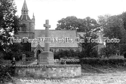NO 1191 - Chollerton Church & War Memorial, Northumberland