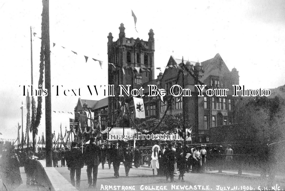 NO 1234 - Armstrong College, The University, Newcastle Upon Tyne c1906