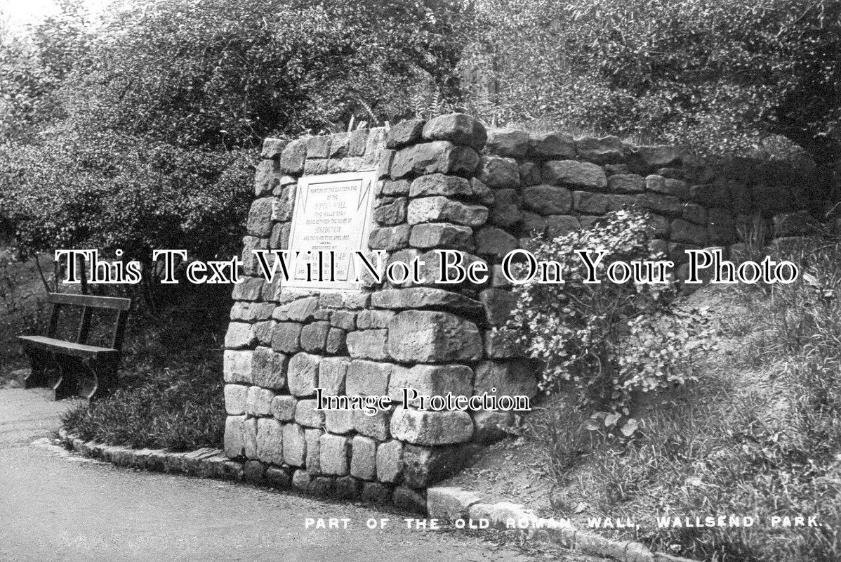 NO 1262 - Roman Wall, Wallsend Park, Newcastle On Tyne