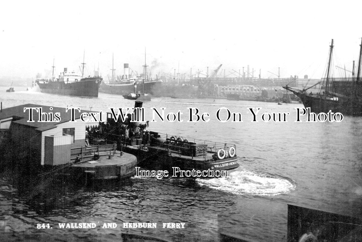 NO 1284 - Wallsend & Hebburn Ferry, Northumberland