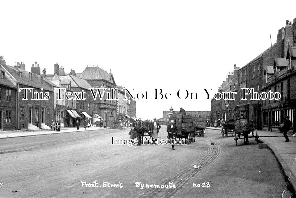 NO 1292 - Front Street, Tynemouth, Northumberland c1908