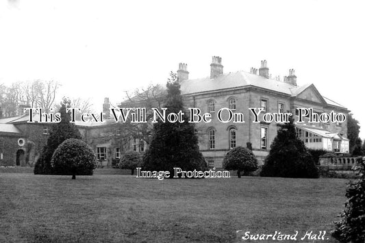 NO 1295 - Swarland Hall, Northumberland c1912