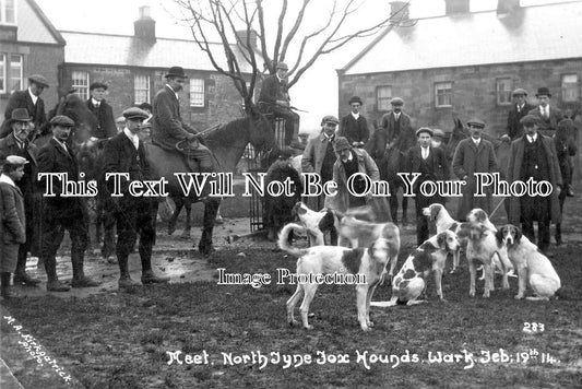 NO 1301 - North Tyne Foxhounds, Wark, Hexham, Northumberland c1914