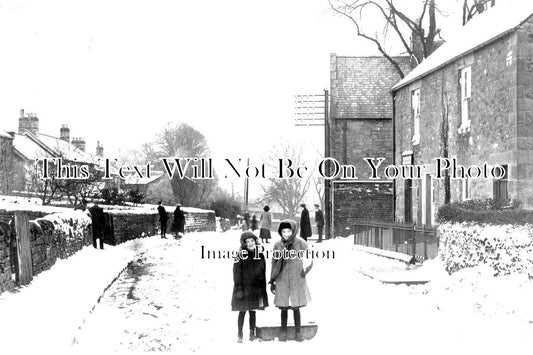NO 1303 - Humshaugh In The Snow, Barrasford, Northumberland c1914