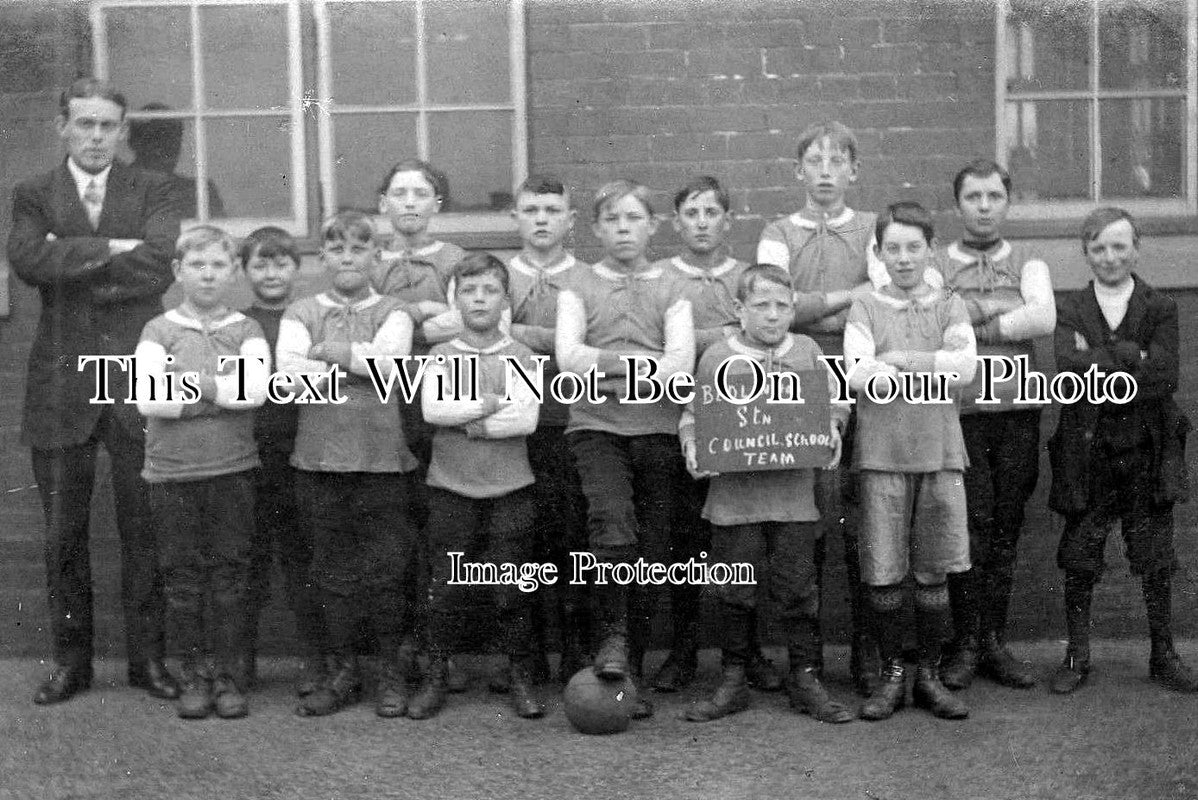 NO 1309 - Bedlington Stn Council School Football Team, Northumberland