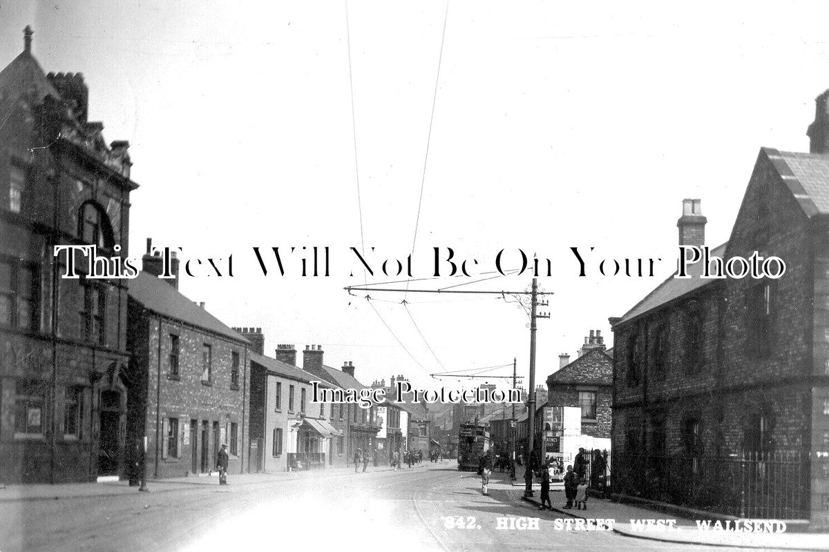 NO 1337 - High Street West, Wallsend, Newcastle Upon Tyne c1922