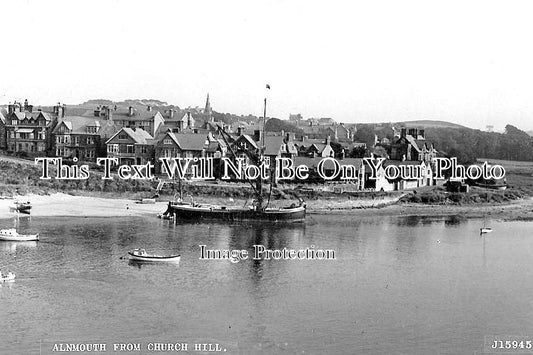 NO 1353 - Alnmouth From Church Hill, Northumberland