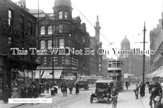 NO 1380 - Blackett Street, Newcastle Upon Tyne, Northumberland c1927