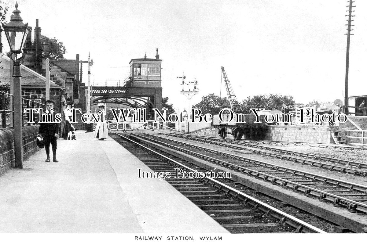 NO 1398 - Wylam Railway Station, Wylam, Hexham, Northumberland c1910