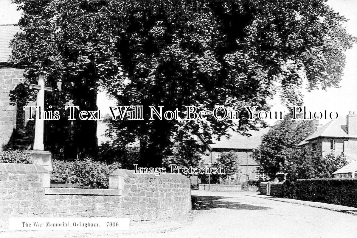 NO 1414 - Ovingham War Memorial, Northumberland