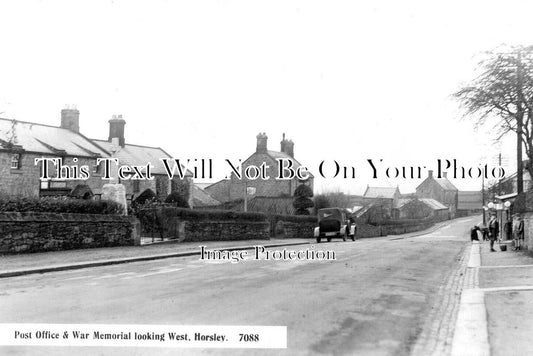 NO 1418 - Horsley Post Office & War Memorial, Hexham, Northumberland c1935