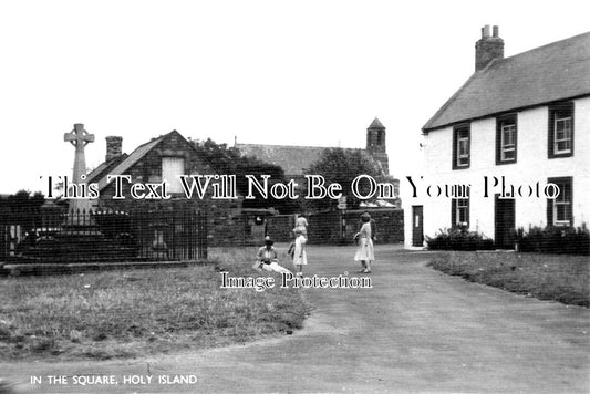 NO 1429 - In The Square, Holy Island, Northumberland