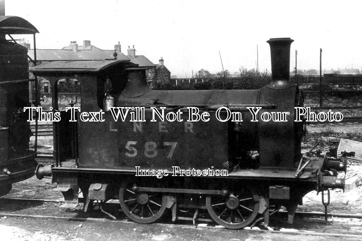 NO 1433 - LNER Railway Locomotive 587, Bedlington Colliery, Northumberland