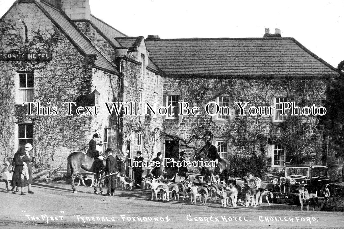 NO 1435 - Tynedale Foxhounds, Chollerford, Hexham, Northumberland c1935