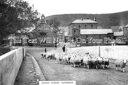 NO 1477 - Bridge Street, Rothbury, Morpeth, Northumberland c1912