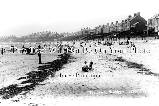 NO 1480 - The Beach, Newbiggin By The Sea, Northumberland