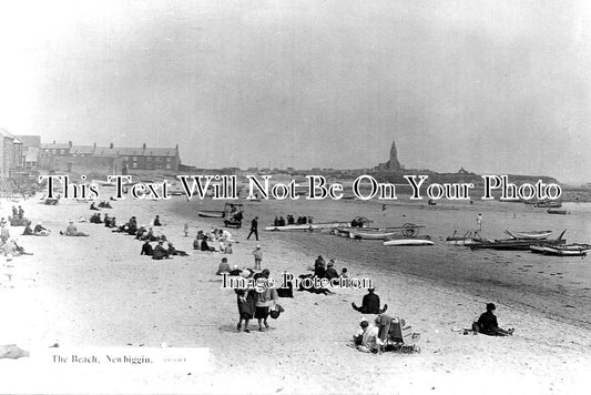 NO 1483 - The Beach, Newbiggin By The Sea, Northumberland