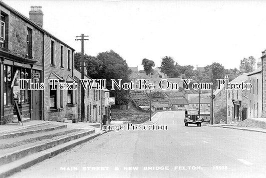 NO 1503 - Main Street & New Bridge, Felton, Northumberland