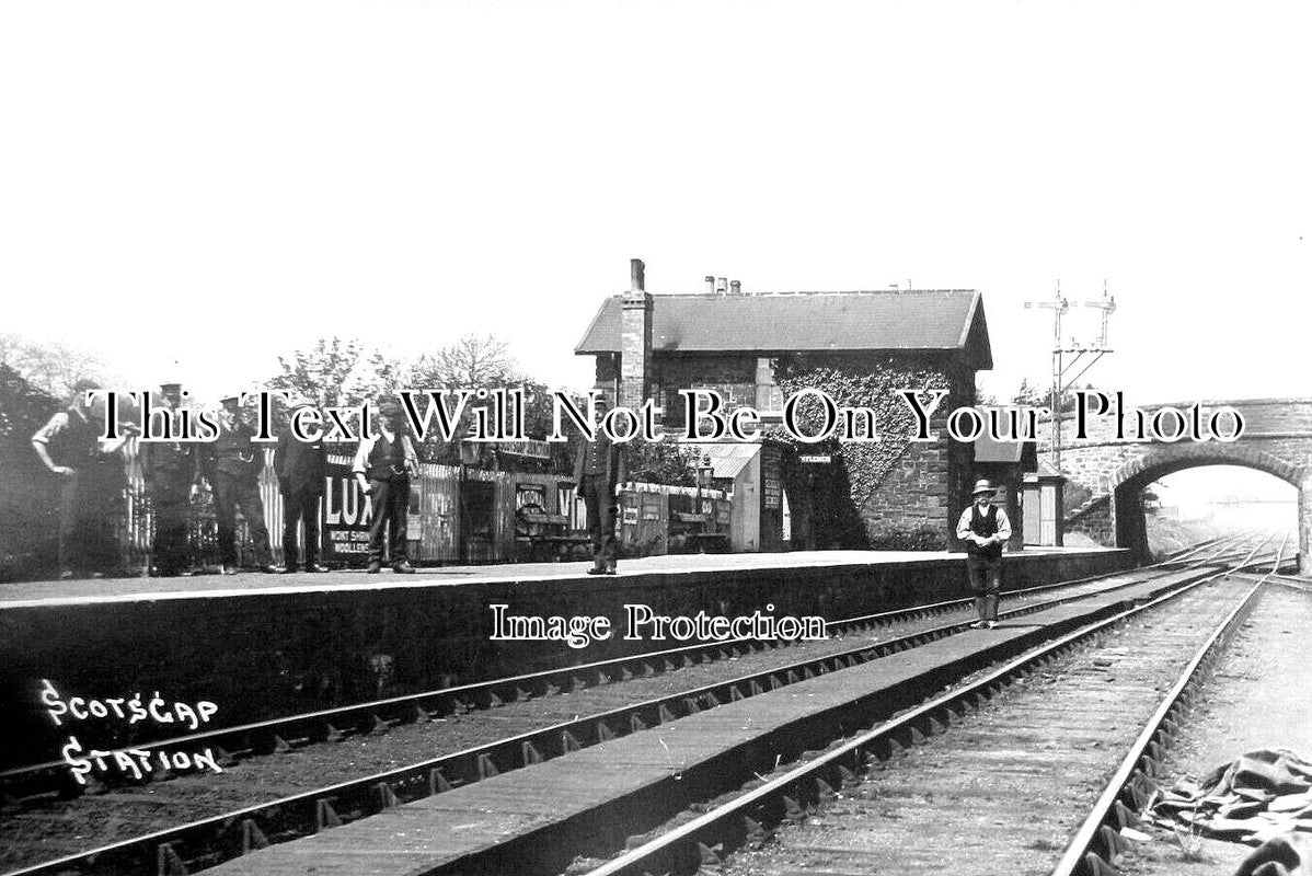 NO 1540 - Scots Gap Railway Station, Northumberland