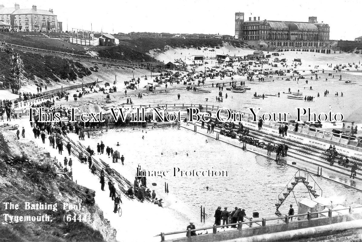 NO 1564 - The Bathing Pool, Tynemouth, Newcastle Upon Tyne c1925