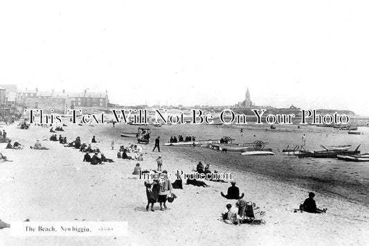 NO 1565 - The Beach, Newbiggin By The Sea, Northumberland