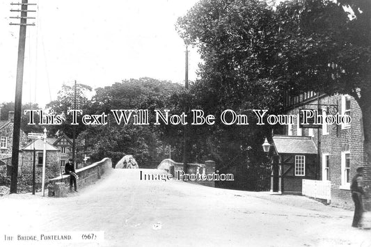 NO 1567 - The Bridge, Ponteland, Newcastle Upon Tyne c1915