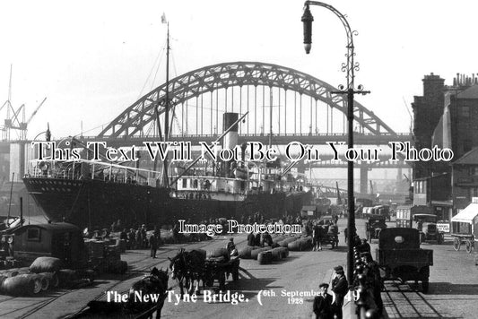 NO 1569 - The New Tyne Bridge, Newcastle Upon Tyne c1928