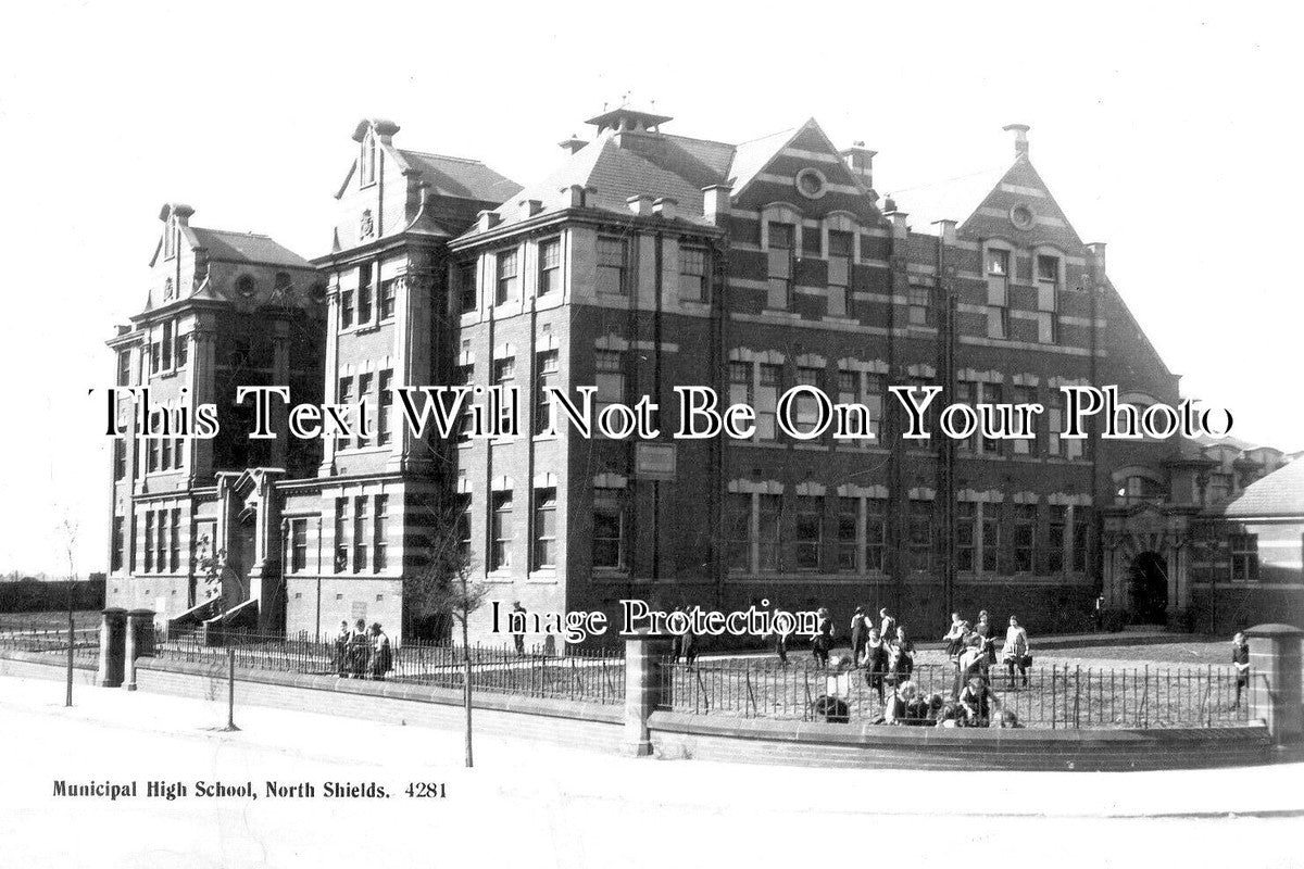 NO 1572 - Tynemouth High School, North Shields, Newcastle Upon Tyne ...