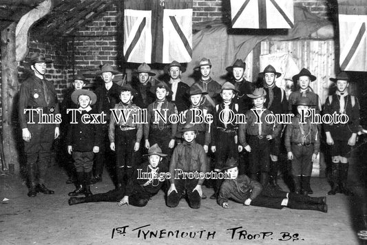 NO 1579 - 1st Tynemouth Boy Scouts Group, Northumberland c1914